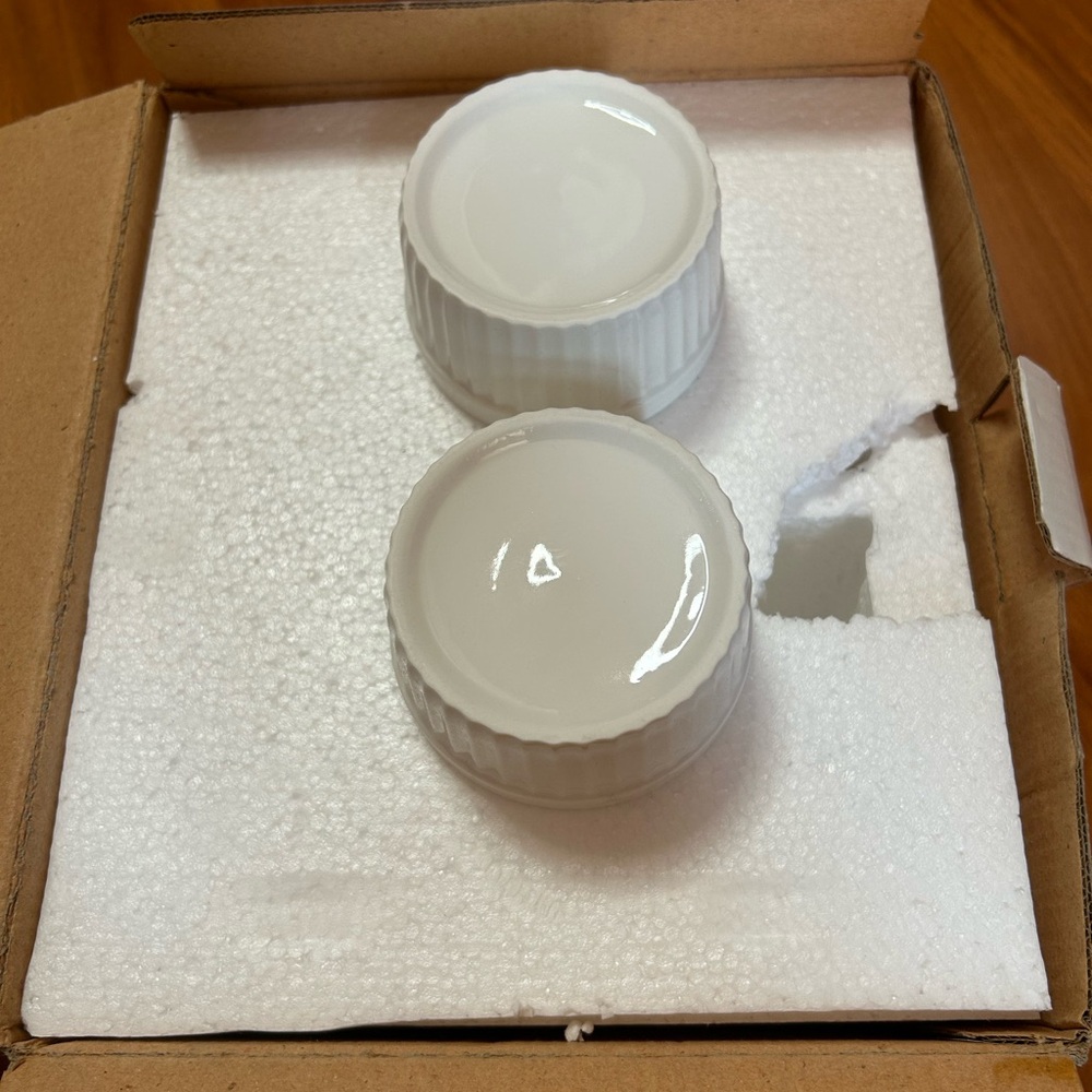White Bakeware Ramekins for Kitchen - Picture 5 of 7